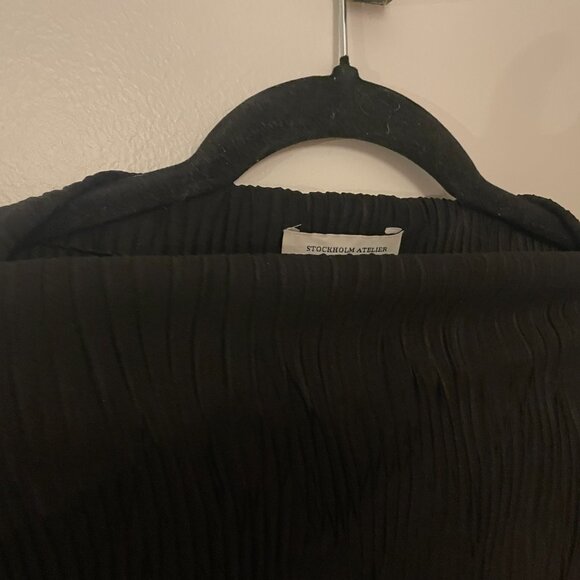 & other stories cropped, pleated crop top - Picture 3 of 6